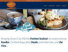 Tablet Screenshot of harborwatchrestaurant.com